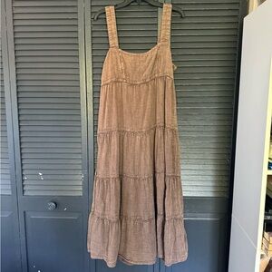 Billabong sun washed brown maxi dress